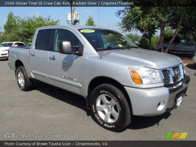 2006 Nissan Titan SE Crew Cab 4x4 in Radiant Silver