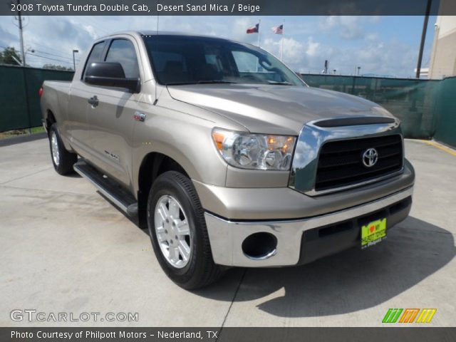 2008 Toyota Tundra Double Cab in Desert Sand Mica