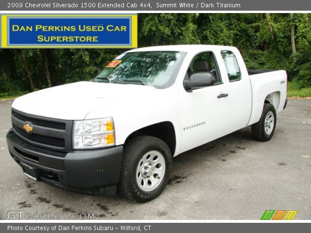 2009 Chevrolet Silverado 1500 Extended Cab 4x4 in Summit White