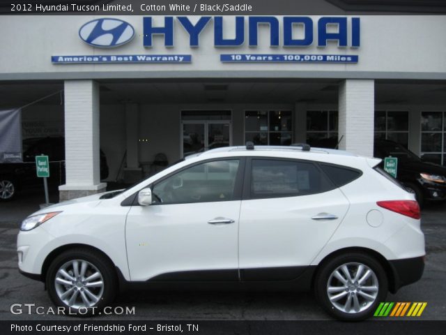 2012 Hyundai Tucson Limited in Cotton White