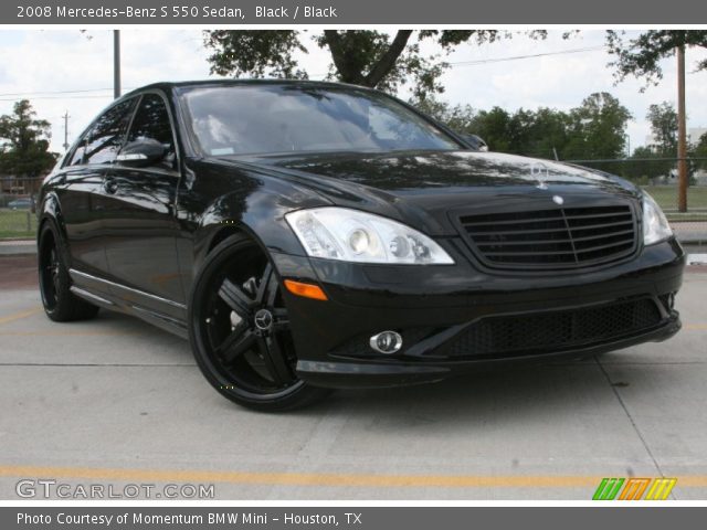 2008 Mercedes-Benz S 550 Sedan in Black