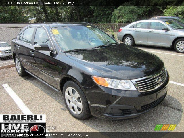 2010 Kia Optima LX in Ebony Black