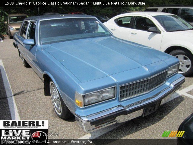 Light Blue Metallic - 1989 Chevrolet Caprice Sedan - Blue Interior |  GTCarLot.com - Vehicle Archive #52149831