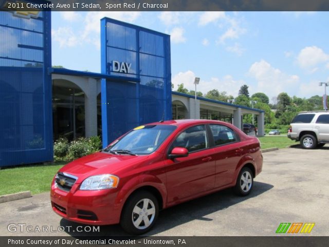 2011 Chevrolet Aveo LT Sedan in Sport Red