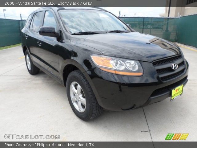 2008 Hyundai Santa Fe GLS in Ebony Black