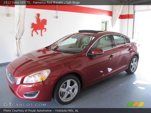 2012 Volvo S60 T5 in Flamenco Red Metallic