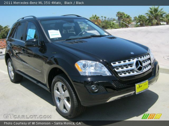 2011 Mercedes-Benz ML 350 4Matic in Black