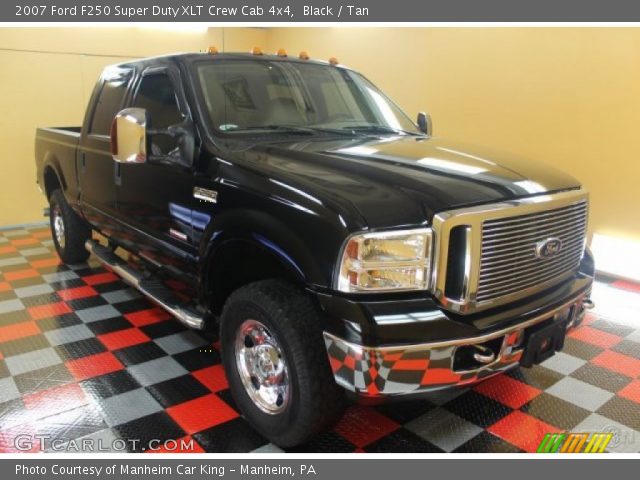 2007 Ford F250 Super Duty XLT Crew Cab 4x4 in Black