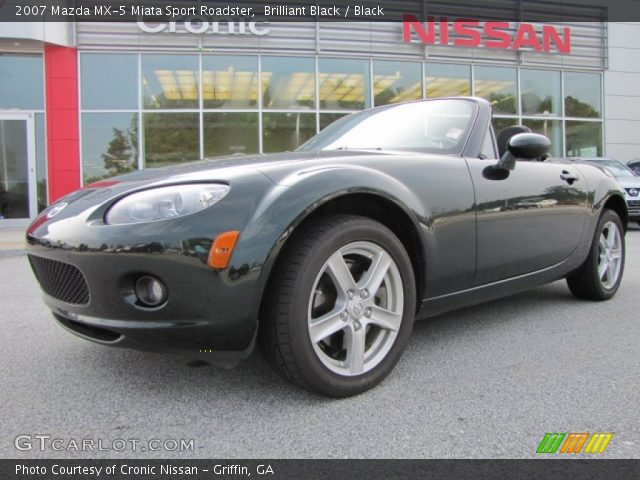 2007 Mazda MX-5 Miata Sport Roadster in Brilliant Black