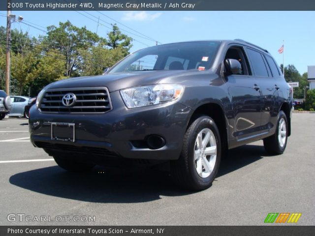 2008 Toyota Highlander 4WD in Magnetic Gray Metallic