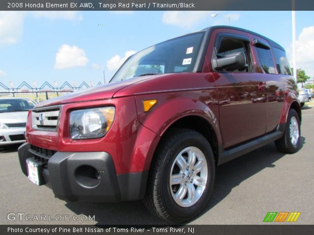 2008 Honda Element EX AWD in Tango Red Pearl