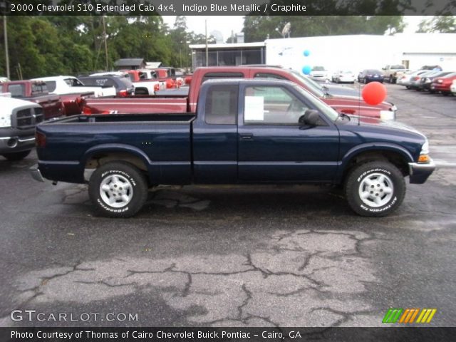 2000 Chevrolet S10 Extended Cab 4x4 in Indigo Blue Metallic