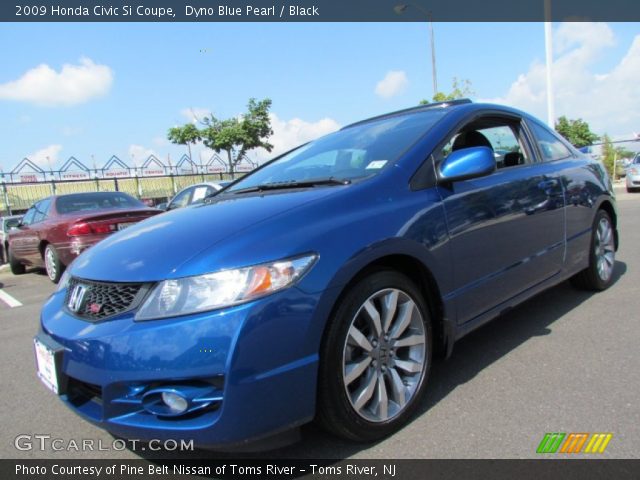 2009 Honda Civic Si Coupe in Dyno Blue Pearl