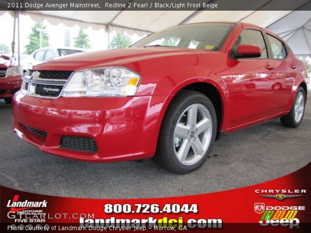 2011 Dodge Avenger Mainstreet in Redline 2 Pearl