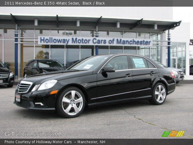 2011 Mercedes-Benz E 350 4Matic Sedan in Black