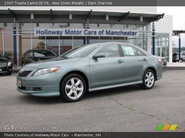2007 Toyota Camry SE V6 in Aloe Green Metallic
