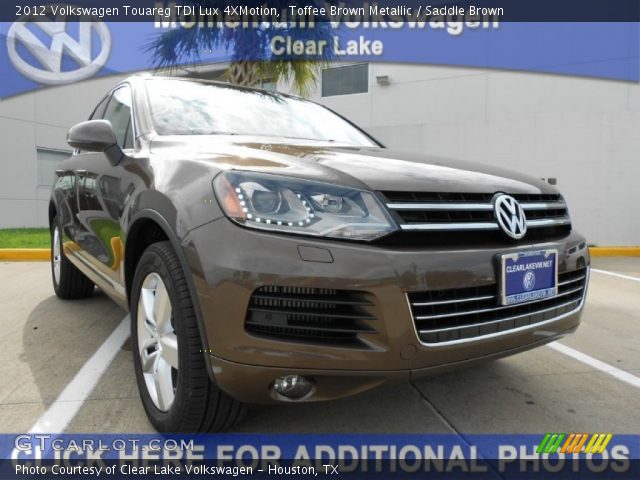 2012 Volkswagen Touareg TDI Lux 4XMotion in Toffee Brown Metallic