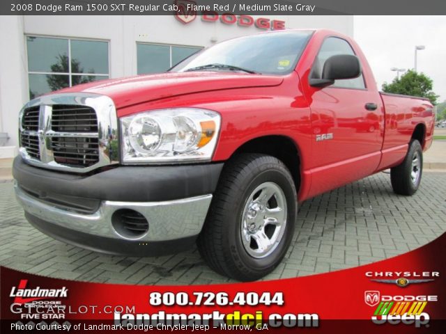 2008 Dodge Ram 1500 SXT Regular Cab in Flame Red