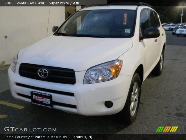 2008 Toyota RAV4 4WD in Super White