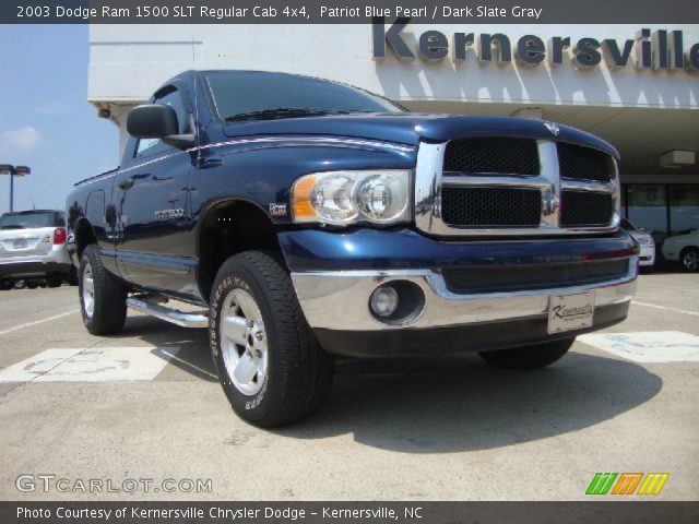 2003 Dodge Ram 1500 SLT Regular Cab 4x4 in Patriot Blue Pearl