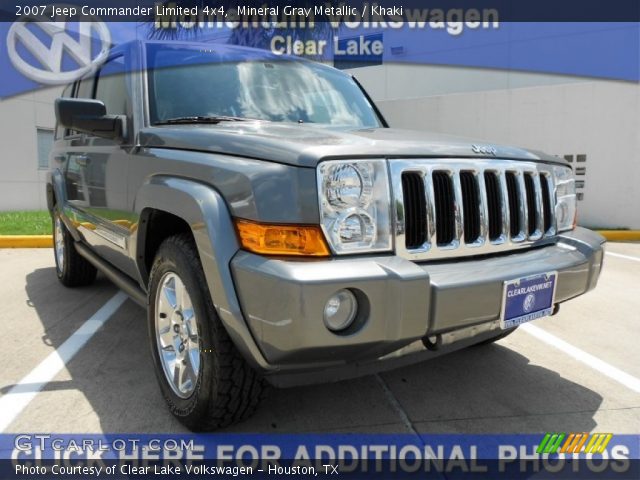 2007 Jeep Commander Limited 4x4 in Mineral Gray Metallic