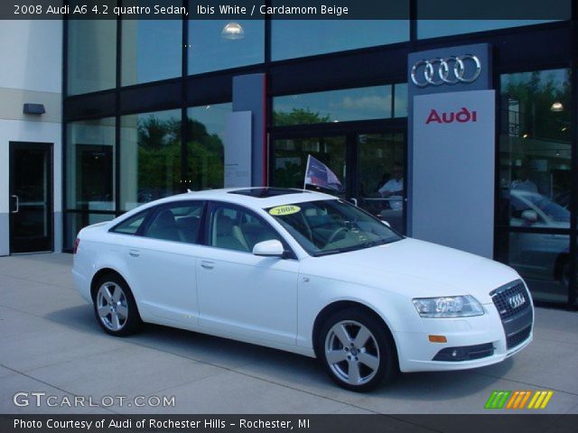 2008 Audi A6 4.2 quattro Sedan in Ibis White