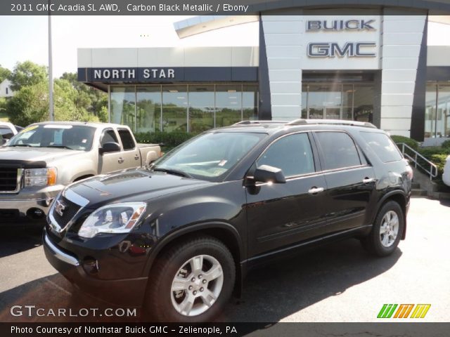 2011 GMC Acadia SL AWD in Carbon Black Metallic