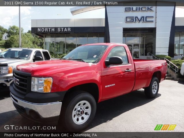 2011 GMC Sierra 1500 Regular Cab 4x4 in Fire Red