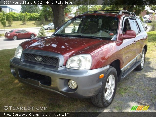 2004 Hyundai Santa Fe GLS in Merlot Red