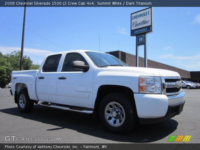 2008 Chevrolet Silverado 1500 LS Crew Cab 4x4 in Summit White