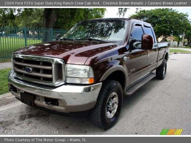2004 Ford F350 Super Duty King Ranch Crew Cab 4x4 in Chestnut Brown Metallic