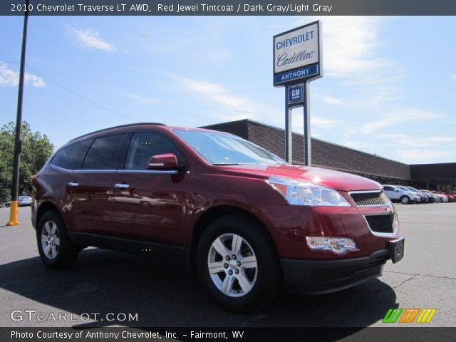 2010 Chevrolet Traverse LT AWD in Red Jewel Tintcoat