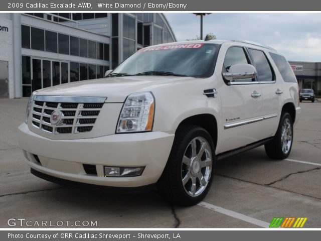 2009 Cadillac Escalade AWD in White Diamond