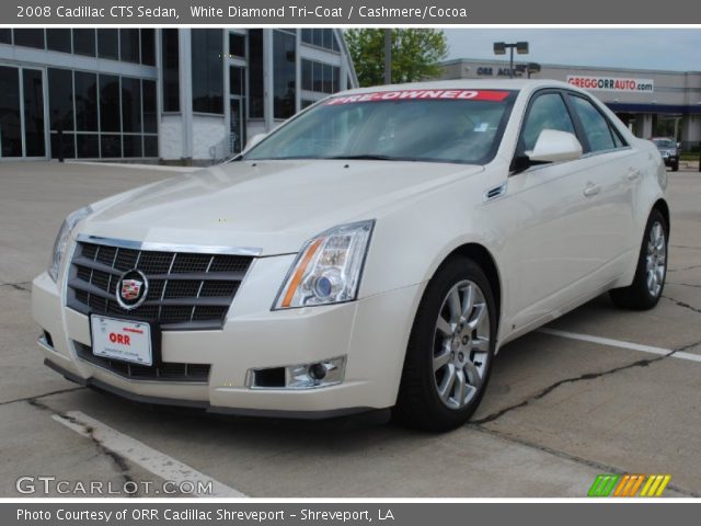 2008 Cadillac CTS Sedan in White Diamond Tri-Coat