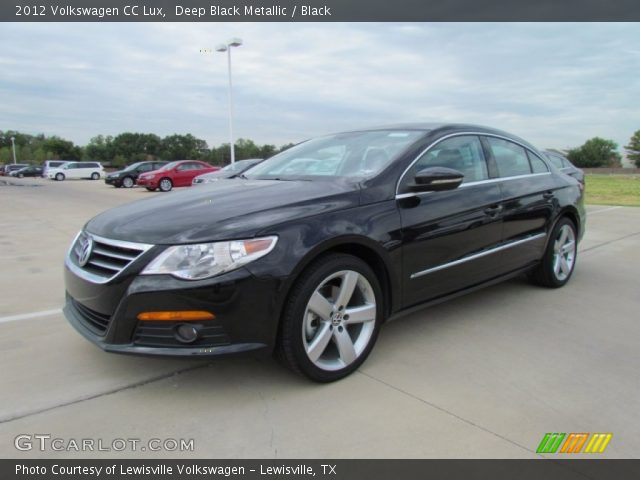2012 Volkswagen CC Lux in Deep Black Metallic