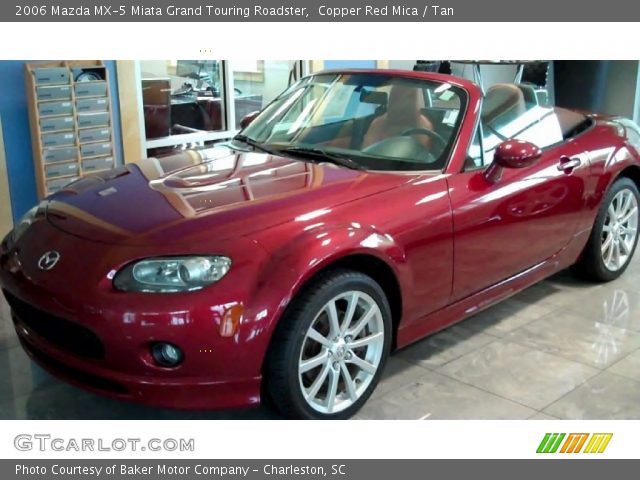 2006 Mazda MX-5 Miata Grand Touring Roadster in Copper Red Mica