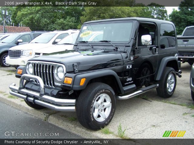 2006 Jeep Wrangler X 4x4 in Black