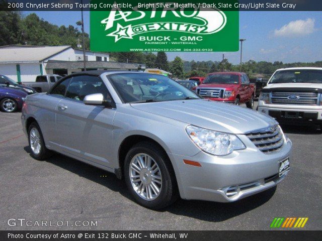 2008 Chrysler Sebring Touring Convertible in Bright Silver Metallic
