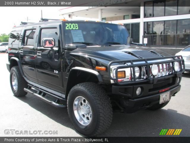 2003 Hummer H2 SUV in Black