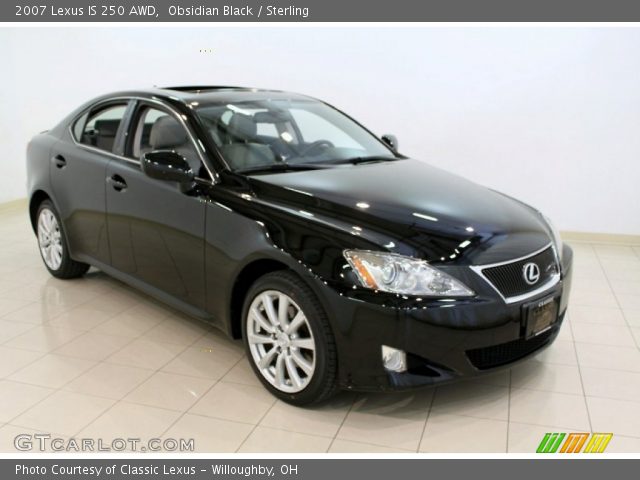 2007 Lexus IS 250 AWD in Obsidian Black