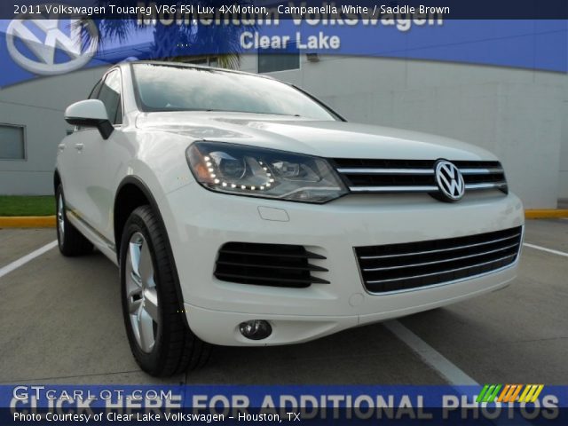 2011 Volkswagen Touareg VR6 FSI Lux 4XMotion in Campanella White