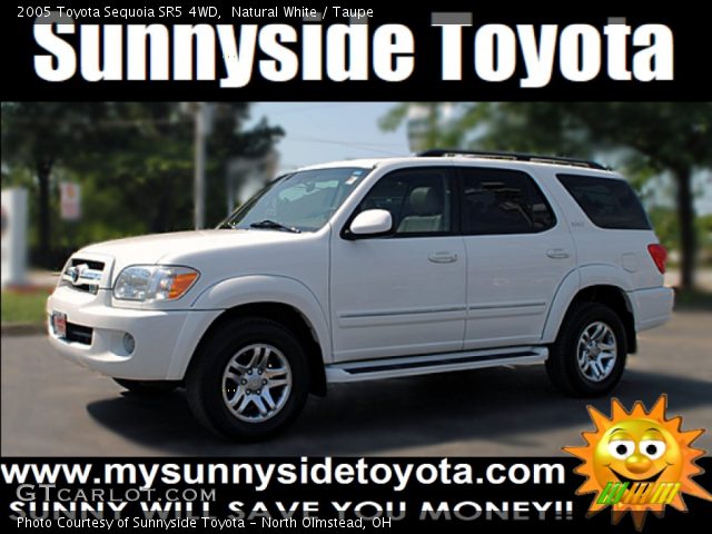 2005 Toyota Sequoia SR5 4WD in Natural White