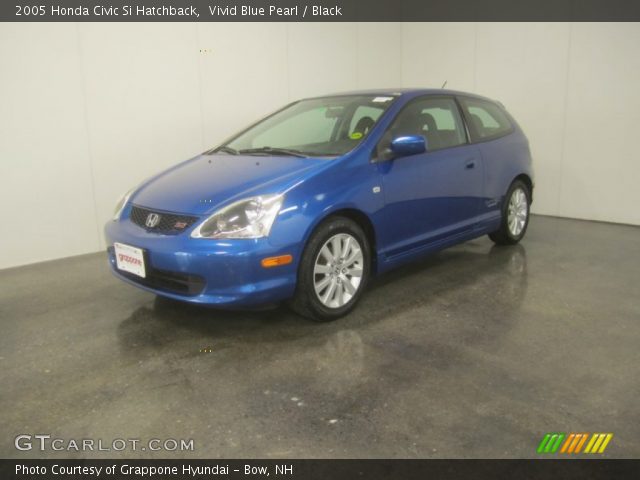 2005 Honda Civic Si Hatchback in Vivid Blue Pearl