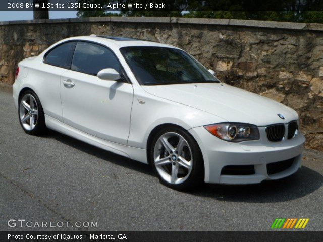 2008 BMW 1 Series 135i Coupe in Alpine White
