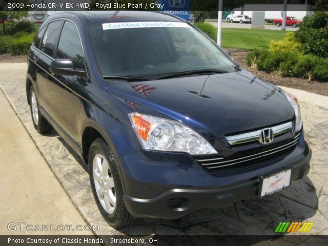 2009 Honda CR-V EX 4WD in Royal Blue Pearl