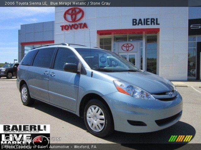 2006 Toyota Sienna LE in Blue Mirage Metallic