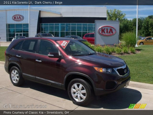 2011 Kia Sorento LX in Dark Cherry