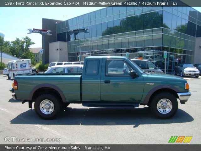 1997 Ford Ranger XL Extended Cab 4x4 in Medium Willow Green Metallic