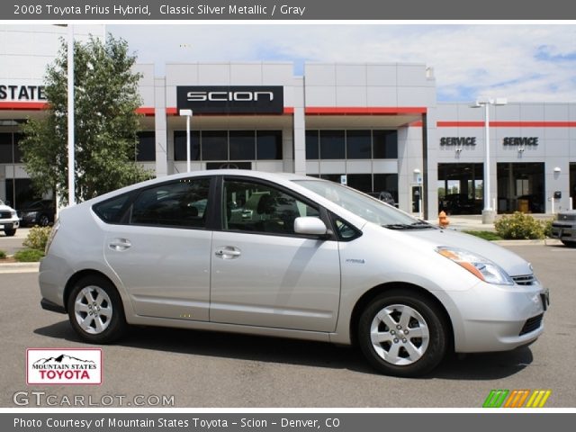 2008 Toyota Prius Hybrid in Classic Silver Metallic