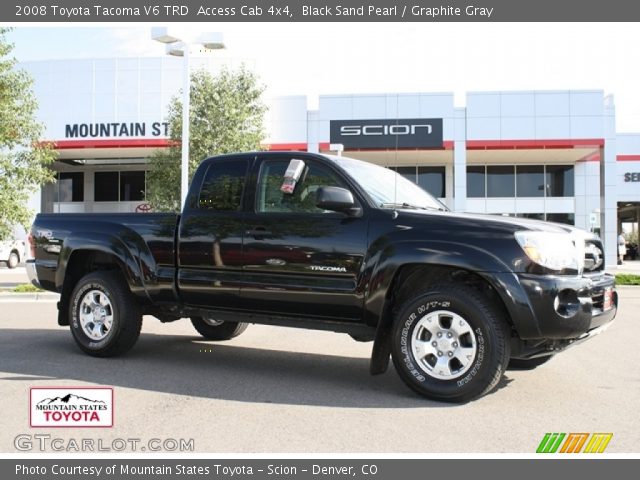 2008 Toyota Tacoma V6 TRD  Access Cab 4x4 in Black Sand Pearl